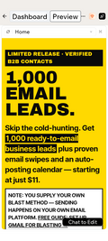 Blast & Share™ Viral Traffic Engine + 1,000 Verified Niche Lead Vault (VIP Power Bundle)