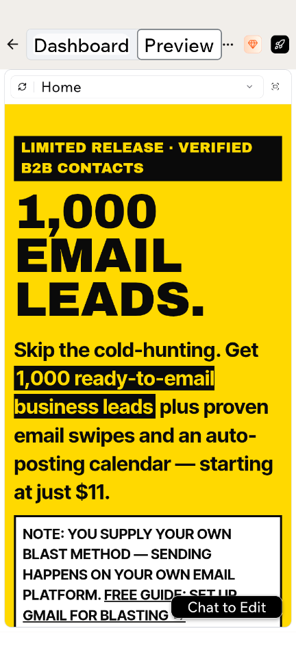 Blast & Share™ Viral Traffic Engine + 1,000 Verified Niche Lead Vault (VIP Power Bundle)